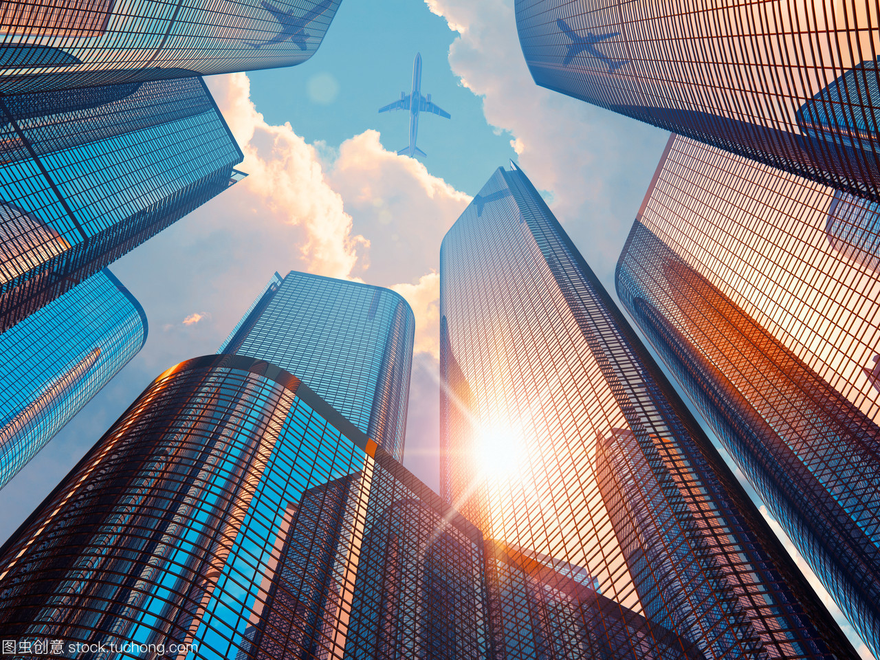 在市中心區(qū)的早晨